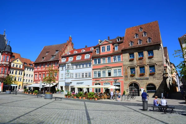 Vue Dans Ville Cobourg Bavière Région Haute Franconie Allemagne — Photo