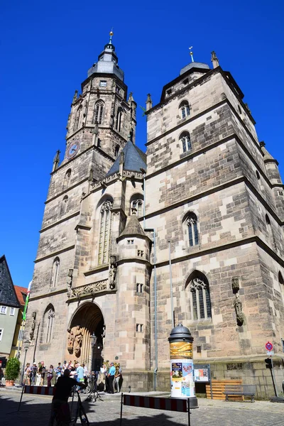 Vue Dans Ville Cobourg Bavière Région Haute Franconie Allemagne — Photo