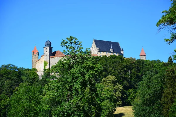 Vista Sobre Veste Coburg Castle Coburg Region Upper Franconia Baviera — Fotografia de Stock