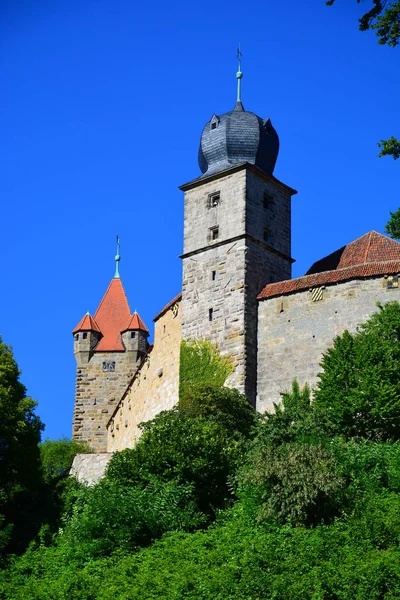 Вид Замок Весте Кобург Возле Озила Регион Upper Franconia Бавария — стоковое фото
