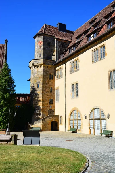 Vista Sobre Veste Coburg Castle Coburg Region Upper Franconia Baviera — Fotografia de Stock