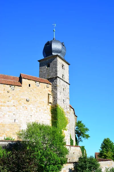 Ver Veste Coburg Castillo Cerca Coburgo Región Alta Franconia Baviera — Foto de Stock