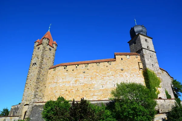 Blick Auf Veste Coburg Burg Bei Coburg Region Oberfranken Bayern — Stockfoto