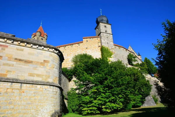 Вид Замок Весте Кобург Возле Озила Регион Upper Franconia Бавария — стоковое фото