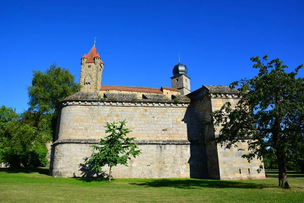 Visualizza Sul Castello Veste Coburg Vicino Coburgo Regione Alta Franconia — Foto Stock