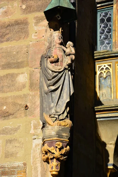 Kijk Stad Van Coburg Beieren Regio Upper Franconia Duitsland — Stockfoto