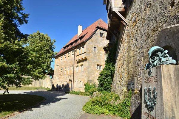 Vista Sobre Castelo Veste Coburg Perto Coburgo Região Alta Francónia — Fotografia de Stock