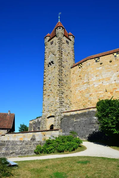 Blick Auf Veste Coburg Burg Bei Coburg Region Oberfranken Bayern — Stockfoto