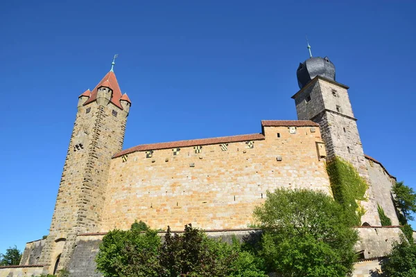 Visualizza Sul Castello Veste Coburg Vicino Coburgo Regione Alta Franconia — Foto Stock