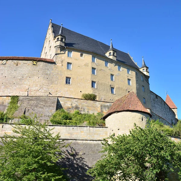 Zobacz Zamku Veste Coburg Pobliżu Coburg Region Górnej Frankonii Bavaria — Zdjęcie stockowe