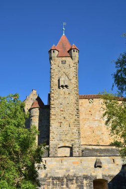 Coburg, bölge üst Franconia, Bavyera, Almanya yakınındaki haber Coburg Kalesi görüntüleyin