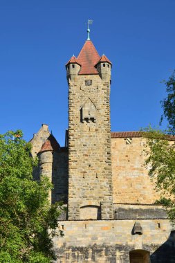 Coburg, bölge üst Franconia, Bavyera, Almanya yakınındaki haber Coburg Kalesi görüntüleyin