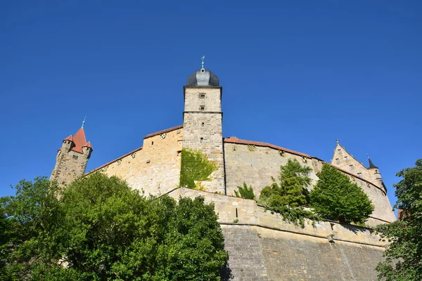 Вид Замок Весте Кобург Возле Озила Регион Upper Franconia Бавария — стоковое фото