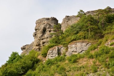 Kötü Staffelstein kasaba Bavyera, bölge üst Franconia, Almanya yakınındaki Masa Dağı Staffelberg görüntüleyin