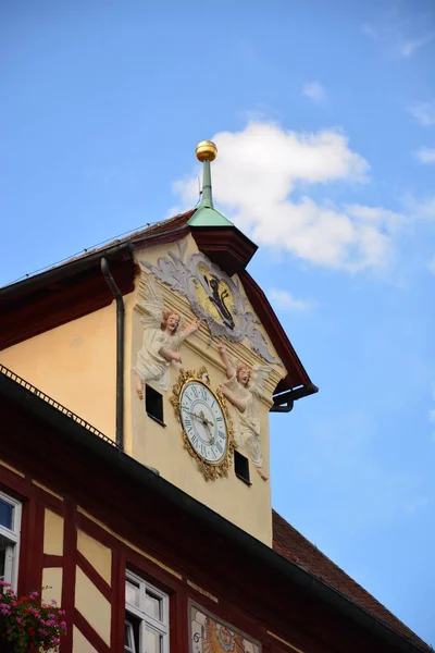 Vue Dans Ville Bad Staffelstein Bavière Région Haute Franconie Allemagne — Photo