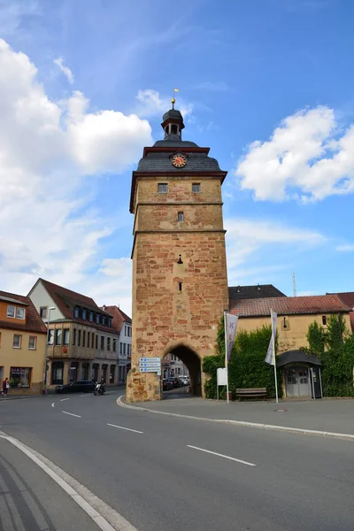 Vue Dans Ville Bad Staffelstein Bavière Région Haute Franconie Allemagne — Photo