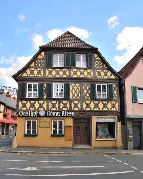 Blick Bad Staffelstein Bayern Region Oberfranken Deutschland — Stockfoto