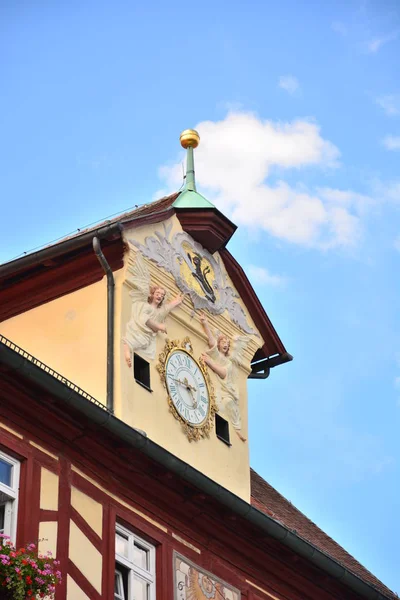 Vue Dans Ville Bad Staffelstein Bavière Région Haute Franconie Allemagne — Photo