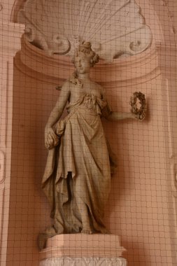 Salzburg, Avusturya - Tarihi Salzburg şehrinde mimari detay, Avusturya