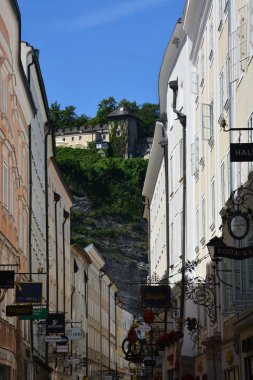 Salzburg, Avusturya - Salzburg, Avusturya tarihi şehir görünümünde