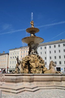 Salzburg, Avusturya - Salzburg, Avusturya tarihi şehir görünümünde