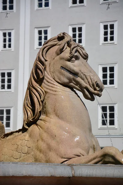 Salzburg Oostenrijk Weergave Het Historische Stadscentrum Van Salzburg Oostenrijk — Stockfoto