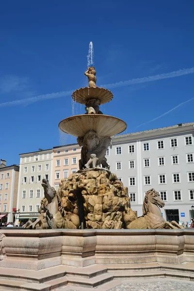 Salzbourg Autriche Vue Dans Ville Historique Salzbourg Autriche — Photo