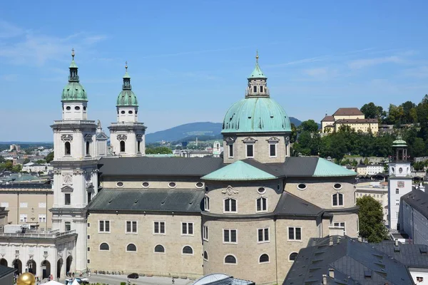 Salzburg Austria Blick Die Historische Stadt Salzburg Österreich — Stockfoto