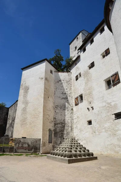 Salzburg Austria View Festung Hohensalzburg Fortress Historical City Salzburg Austria — Stock Photo, Image