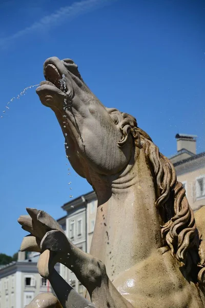 Salzburg Oostenrijk Weergave Het Historische Stadscentrum Van Salzburg Oostenrijk — Stockfoto