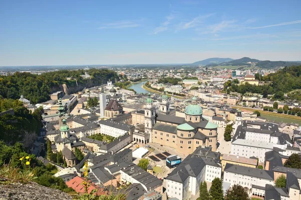 Salisburgo Austria Veduta Nella Storica Città Salisburgo Austria — Foto Stock