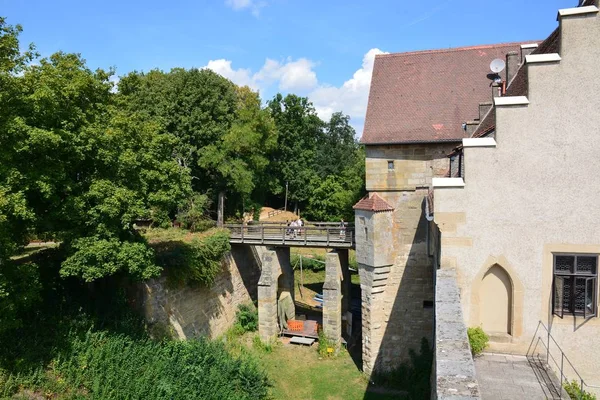 Bamberg Duitsland 2018 Detailweergave Van Kasteel Altenburg Bij Historische Stad — Stockfoto