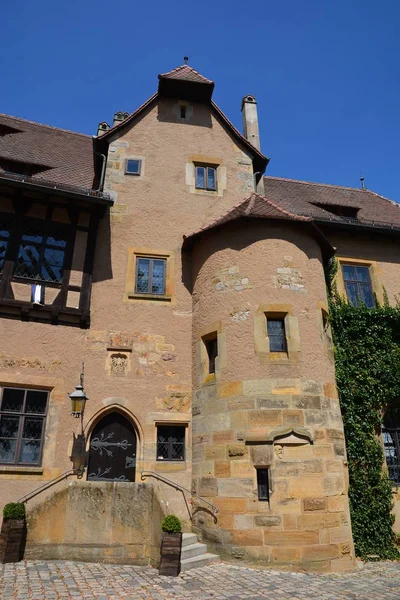 Bamberg Duitsland 2018 Detailweergave Van Kasteel Altenburg Bij Historische Stad — Stockfoto