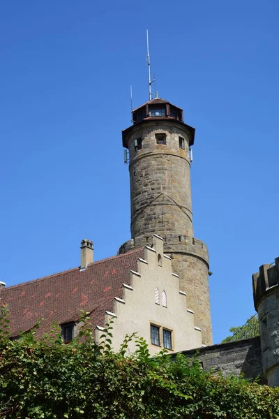 Bamberg Alemanha 2018 Vista Detalhada Castelo Altenburg Perto Cidade Histórica — Fotografia de Stock