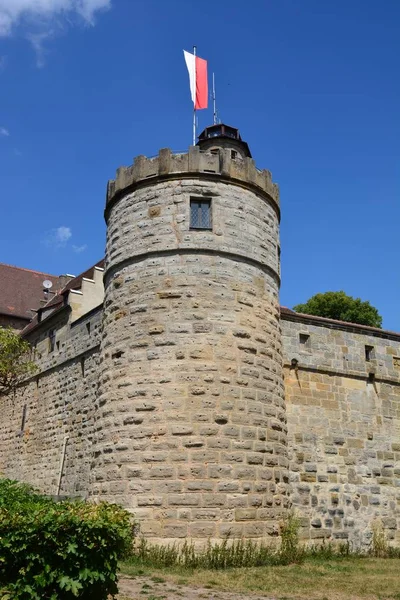 Bamberg Deutschland 2018 Detailansicht Der Burg Altenburg Nahe Der Historischen — Stockfoto