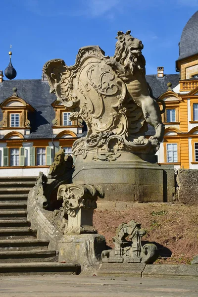 Bamberga Germania Veduta Del Palazzo Barocco Schloss Seehof Vicino Alla — Foto Stock