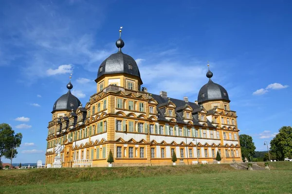 Bamberg Alemanha Vista Palácio Barroco Schloss Seehof Perto Cidade Histórica — Fotografia de Stock