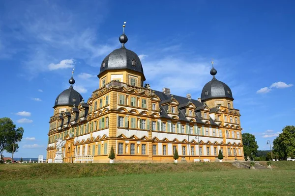 Bamberg Alemanha Vista Palácio Barroco Schloss Seehof Perto Cidade Histórica — Fotografia de Stock