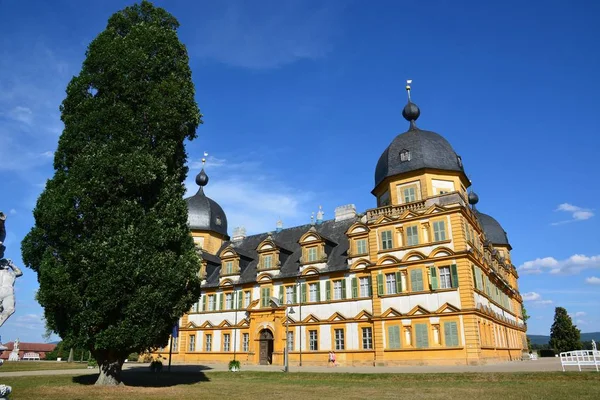 Bamberg Germany View Baroque Schloss Seehof Palace Historical Town Bamberg — Stock Photo, Image