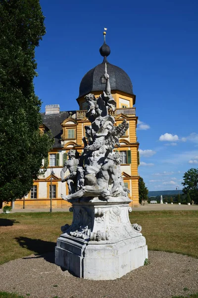 Bamberg Německo Pohled Barokní Paláce Schloss Seehof Poblíž Historického Města — Stock fotografie