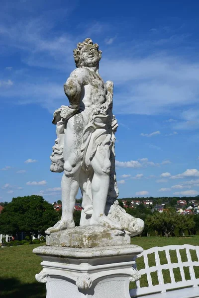 Bamberg Allemagne Vue Sur Palais Baroque Schloss Seehof Près Ville — Photo