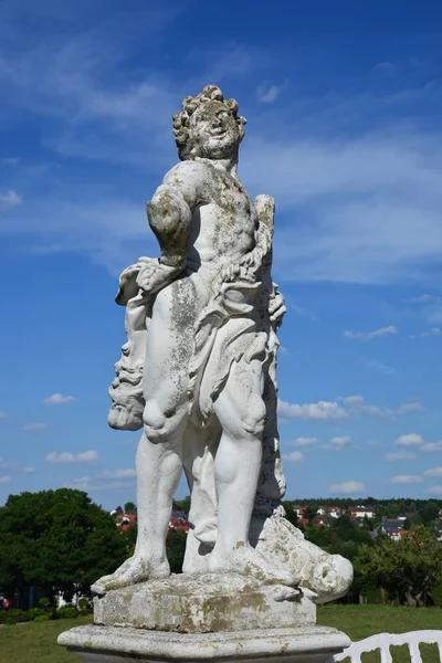 Bamberg Allemagne Vue Sur Palais Baroque Schloss Seehof Près Ville — Photo