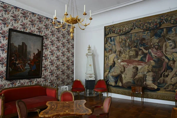 Bamberga Germania Veduta Dell Interno Del Palazzo Barocco Schloss Seehof — Foto Stock