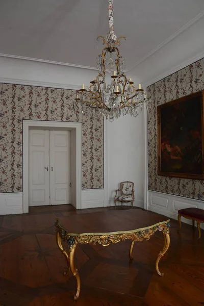 Bamberg Alemanha Vista Interior Palácio Barroco Schloss Seehof Perto Histórica — Fotografia de Stock