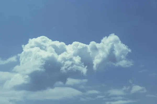 Blurred sky  or azure sky and white cloud background, beautiful