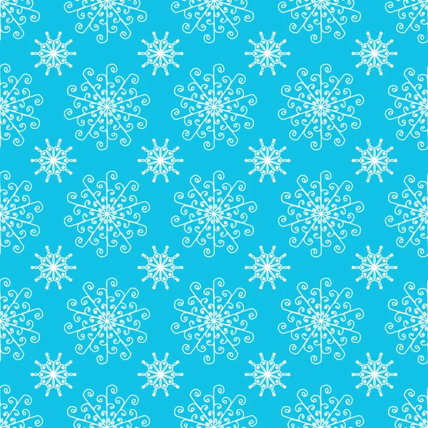 Dibujo Navidad Con Copos Nieve Estilo Nórdico Estampado Folclórico Con — Foto de Stock