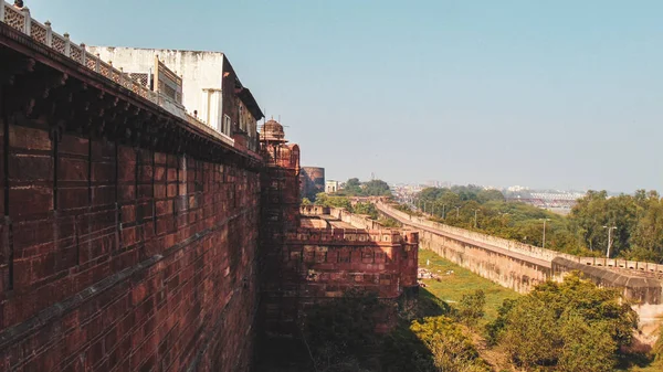 Historisch Agra Fort Gebouwd Door Mughal Keizer Akbar Agra India — Stockfoto