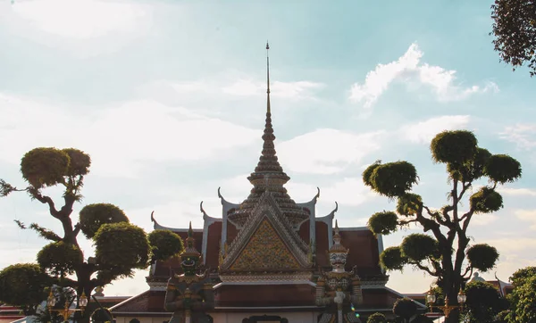 Buddhistischer Tempel Bangkok Thailand — Stockfoto