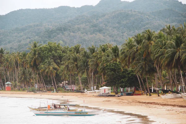 Sabang Beach Puerto Princesa Fülöp Szigetek — Stock Fotó