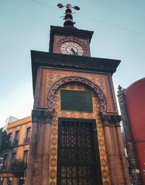 Οθωμανικός Πύργος Ρολογιού Στην Πόλη Του Μεξικού — Φωτογραφία Αρχείου